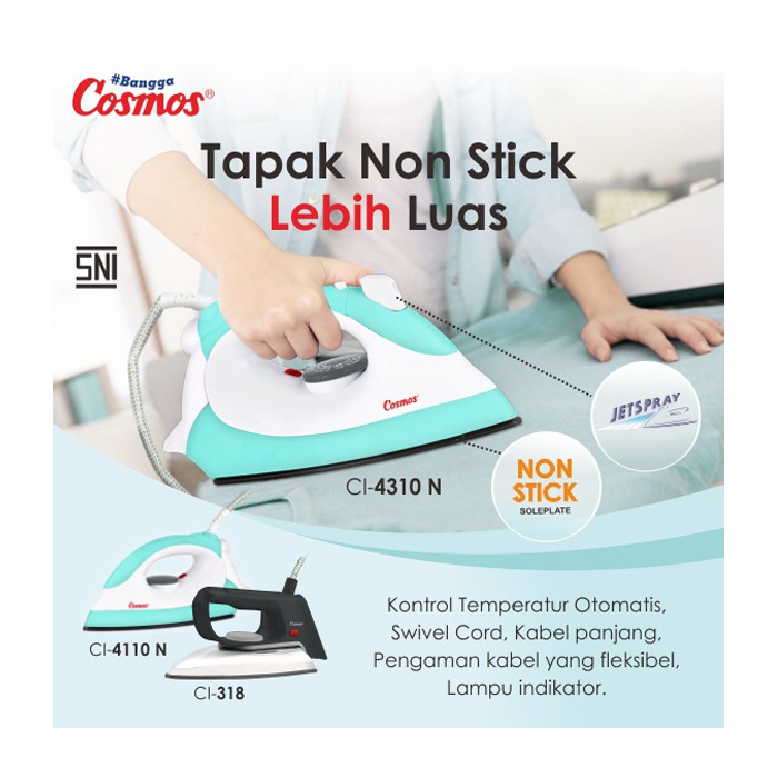 Cosmos Setrika Electric Iron - CI4110N